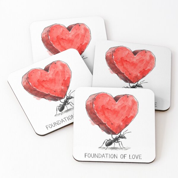 Item preview, Foundation of Love Hardworking Ant Symbolic Art designed and sold by SoulPT.