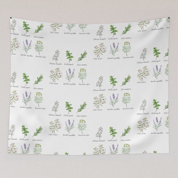 Item preview, Medicinal Herbs Botanical Collection designed and sold by gomood.