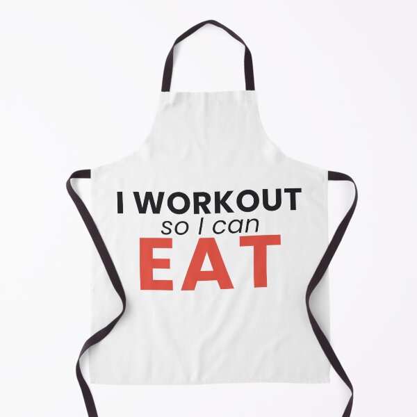 Item preview, I Workout So I Can Eat Funny Gym Foodie Tee designed and sold by 7Four1 Designs.