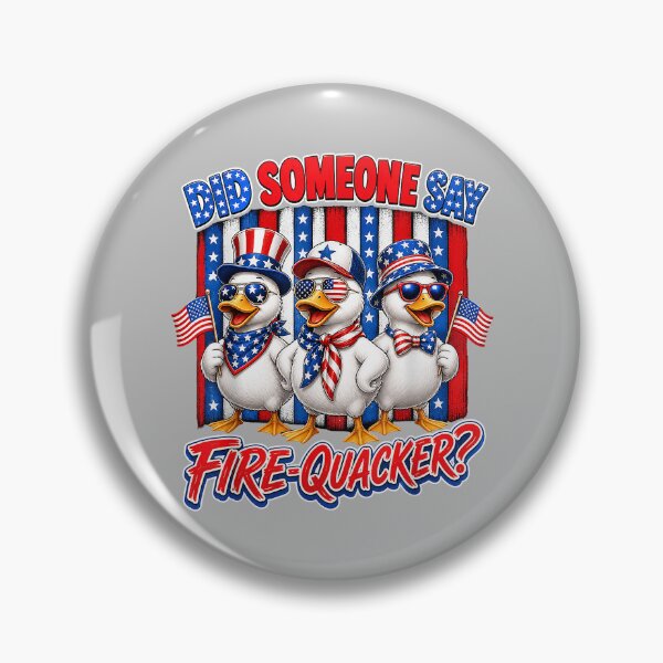 Item preview, Firequacker Patriotic Duck American Flag 4th of July Tee designed and sold by mjohnson9.