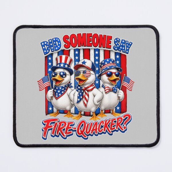 Item preview, Firequacker Patriotic Duck American Flag 4th of July Tee designed and sold by mjohnson9.
