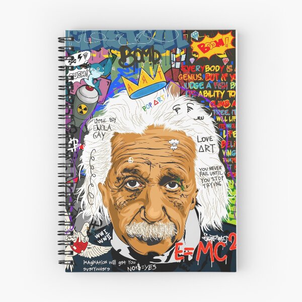 Item preview, Albert Einstein Pop Art Graffiti Street Art designed and sold by FaizArtShop.