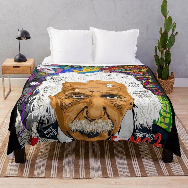 Item preview, Albert Einstein Pop Art Graffiti Street Art designed and sold by FaizArtShop.