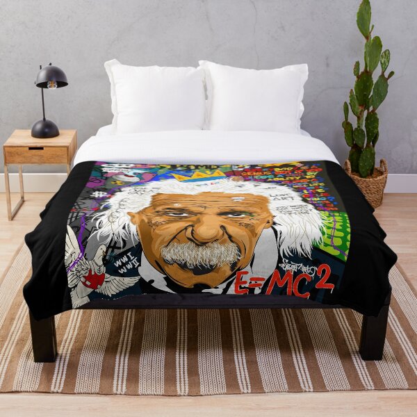 Artikelvorschau, Albert Einstein Pop Art Graffiti Street Art entworfen und verkauft von FaizArtShop.