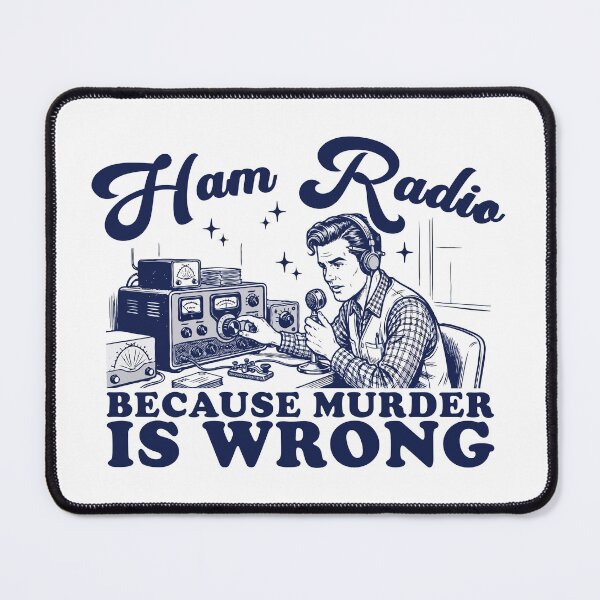 Item preview, Ham Radio because Murder is Wrong designed and sold by wingstar.