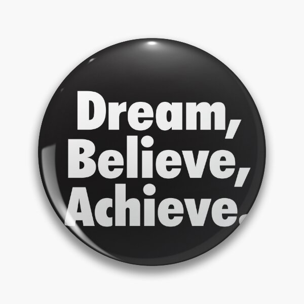 Item preview, Dream Believe Achieve - Minimalist Motivational Quote designed and sold by toptomdesign.