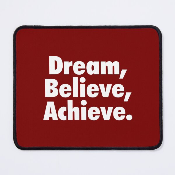 Item preview, Dream Believe Achieve - Minimalist Motivational Quote designed and sold by toptomdesign.