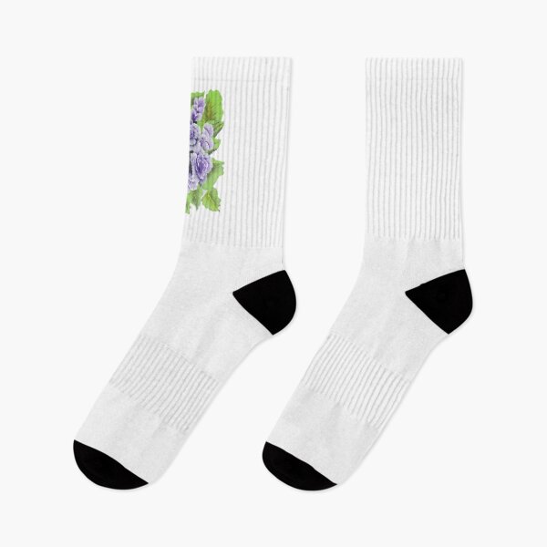 Item preview, Purple Geraniums Flowers Art designed and sold by ArtOfMelania.