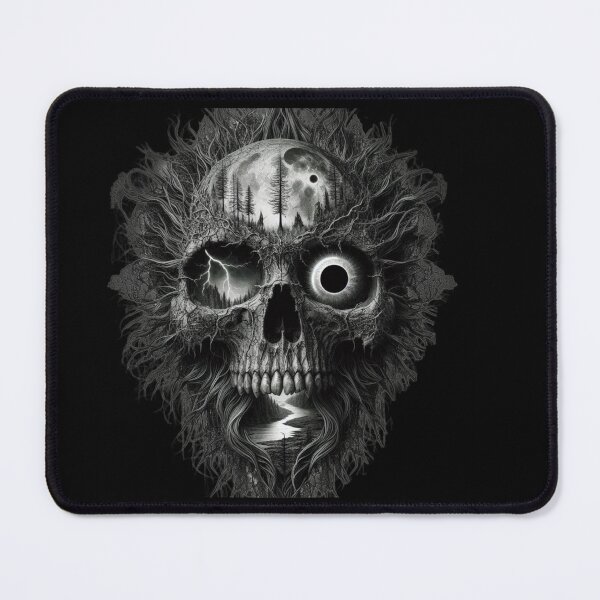 Item preview, Root of the Eclipse – Dark Occult Skull designed and sold by LujziWorld.