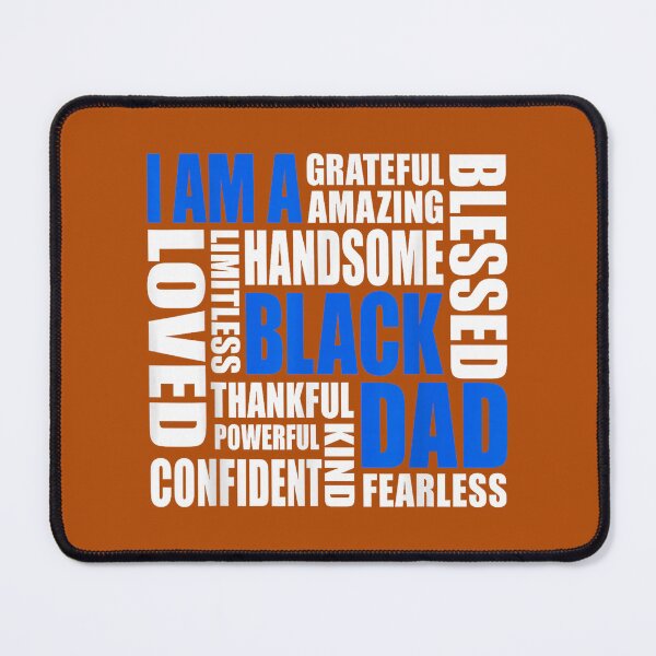 Item preview, I Am A Black Dad Affirmations Positive Fatherhood Quote designed and sold by Mjayshop.