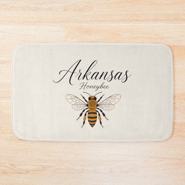 Item preview, Arkansas Honeybee Retro State Insect Poster designed and sold by The-Drip-Studio.