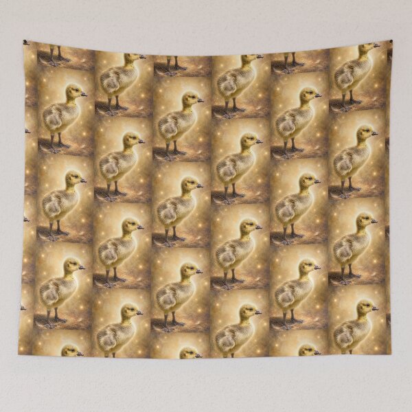 Item preview, Golden Gosling Dreams – Whimsical Baby Goose Fantasy Art designed and sold by Kimberly Palmer.