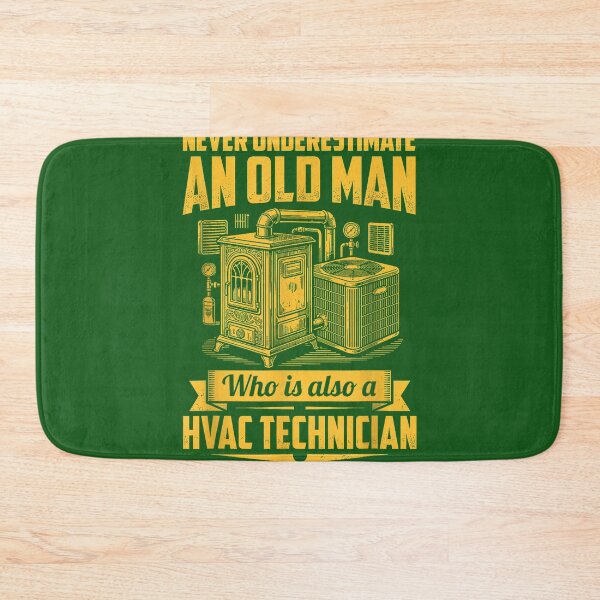 Item preview, Never Underestimate an Old Man Who is Also A HVAC Technician designed and sold by BoldandTako.