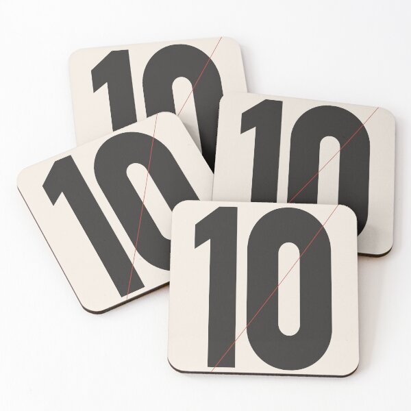 Item preview, Minimalist Football Number 10 Print, Playmaker Art, Soccer Poster, Sports Decor, Modern Football Illustration designed and sold by Studio pod Burom.