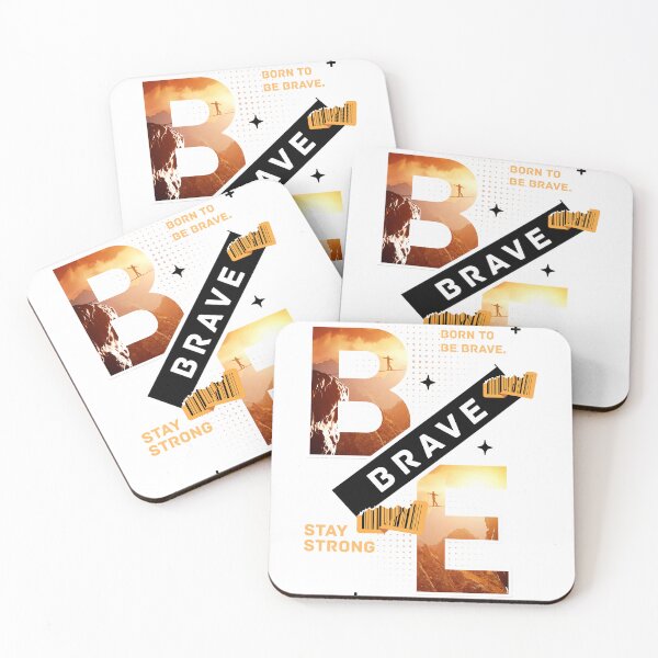 Item preview, Brave | Born to Be Brave  Typography Design designed and sold by Rixben.