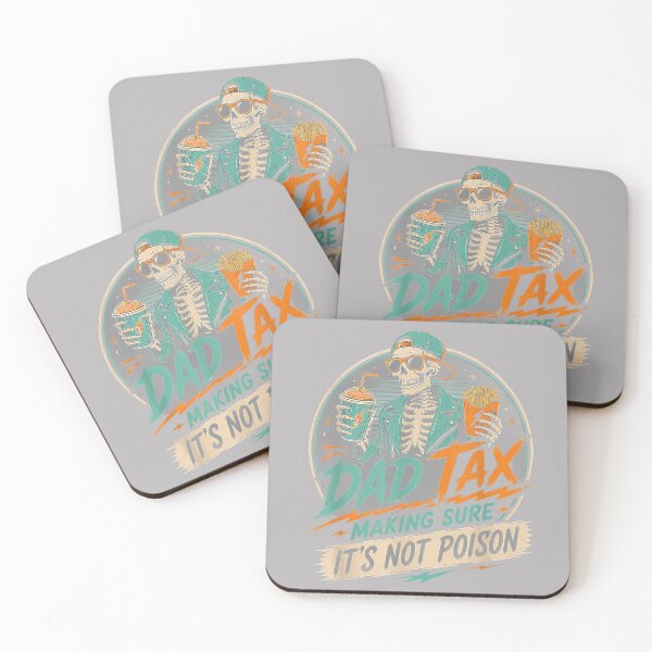 Item preview, Dad Tax Making Sure It's Not Poison Skeleton Fathers Day Men_2 designed and sold by GreggRoss.