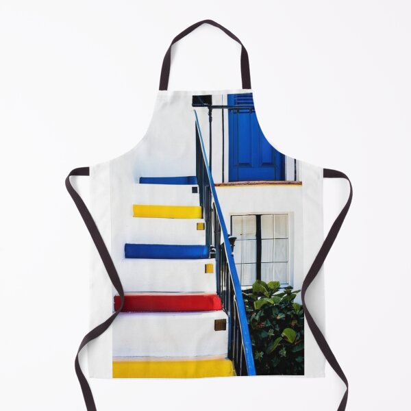 Item preview, Architecture - Colorful Outdoor Staircase, Mediterranean Geometric Design designed and sold by Reverso-Design.