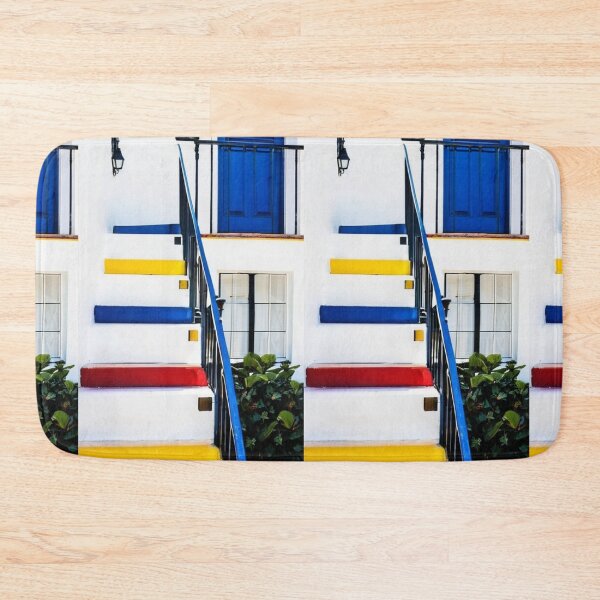 Item preview, Architecture - Colorful Outdoor Staircase, Mediterranean Geometric Design designed and sold by Reverso-Design.