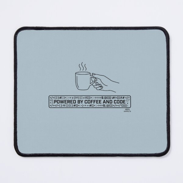 Item preview, Powered by Coffee and Code - Modern Coder Emblem designed and sold by Harrak Housni.