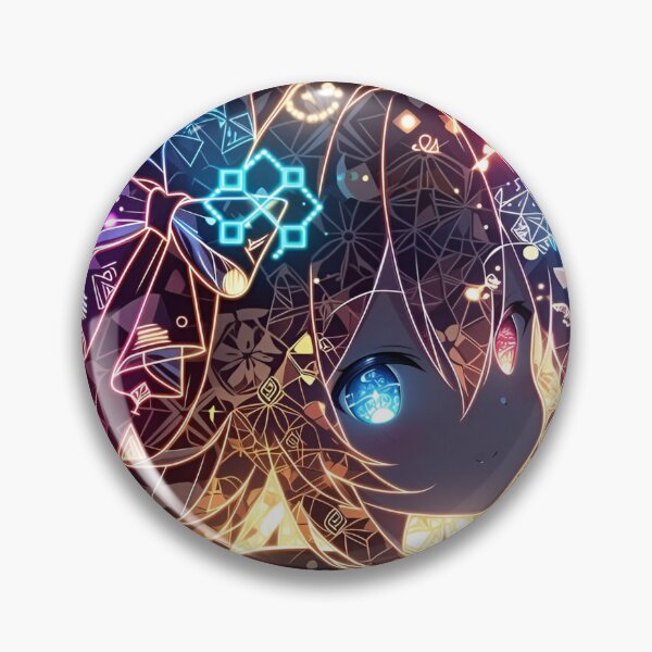 Item preview, Celestial Neon Anime Girl Art | Glowing Cosmic Fantasy Portrait | Cyber Mystic Kawaii Aesthetic Wall Art designed and sold by Dyan4.