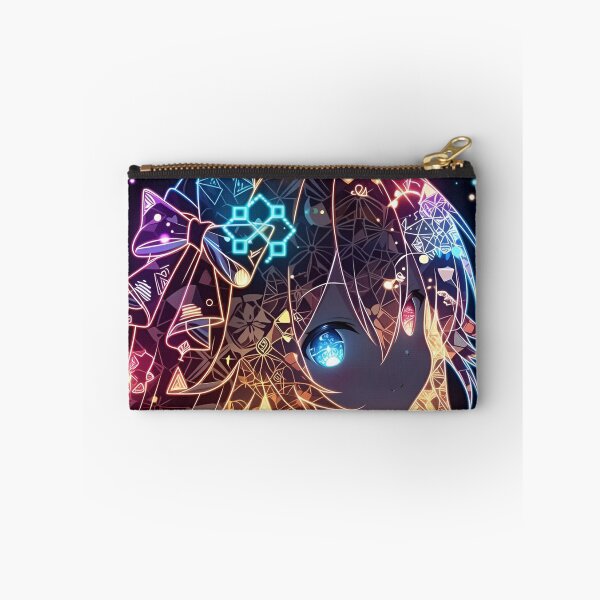 Item preview, Celestial Neon Anime Girl Art | Glowing Cosmic Fantasy Portrait | Cyber Mystic Kawaii Aesthetic Wall Art designed and sold by Dyan4.