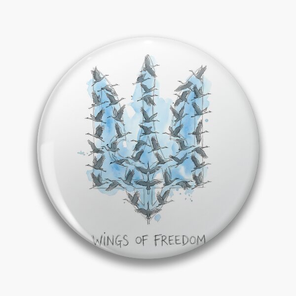Item preview, Ukrainian Trident Wings of Freedom Birds Art designed and sold by SoulPT.