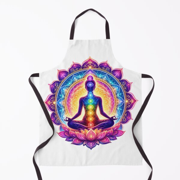 Item preview, Chakra Meditation Mandala designed and sold by syotos-ai.