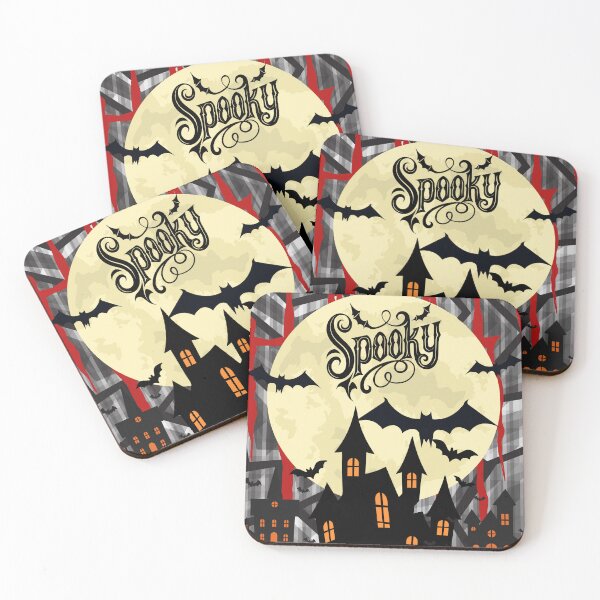 Item preview, Spooky Haunted House Silhouette Graphic – Gothic Full Moon and Bats Halloween Illustration designed and sold by VibranPalette.