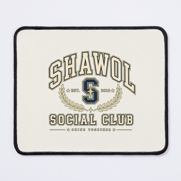 Item preview, SHAWOL Social Club Varsity Typography | SHINee Fandom Design designed and sold by Meivelle.