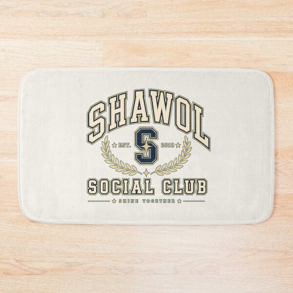 Item preview, SHAWOL Social Club Varsity Typography | SHINee Fandom Design designed and sold by Meivelle.