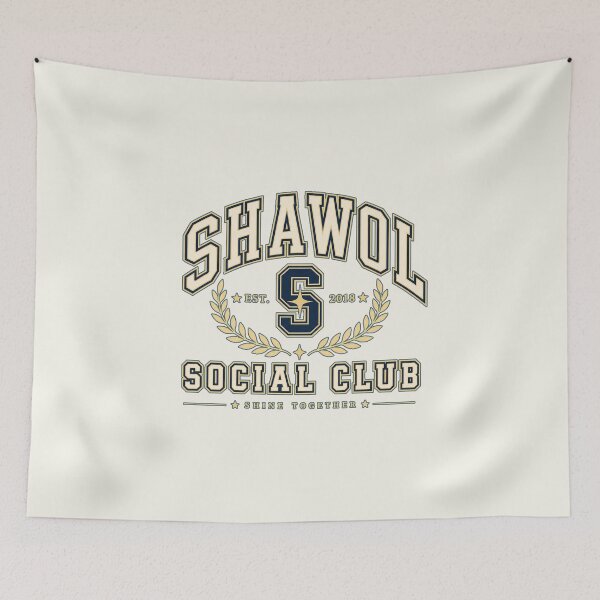 Item preview, Tipografía universitaria del club social SHAWOL | Diseño para el fandom de SHINee designed and sold by Meivelle.