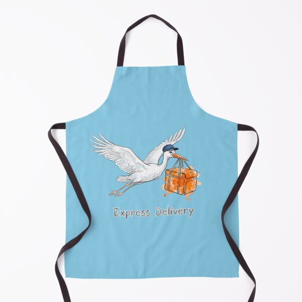 Item preview, Express Delivery - Funny Ukrainian Stork Courier Satire designed and sold by SoulPT.
