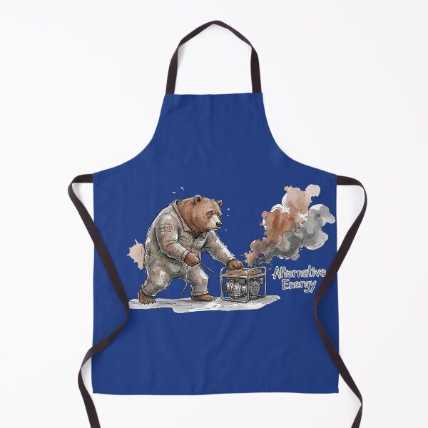 Item preview, Alternative Energy - Funny Worker Bear Generator Satire designed and sold by SoulPT.