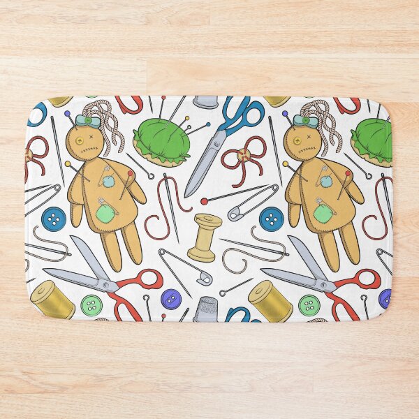 Item preview, Illustration with rag doll, voodoo doll. designed and sold by RizikCat.