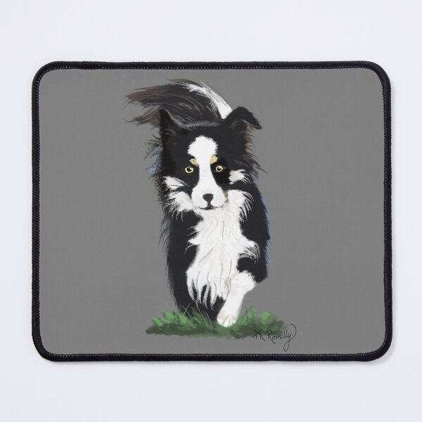 Item preview, Scout - el pastor australiano - fondo gris (gris) designed and sold by Deromilly.