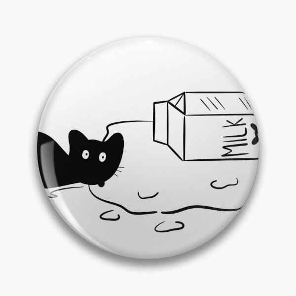Item preview, Cat drinking milk designed and sold by Madame-Y.