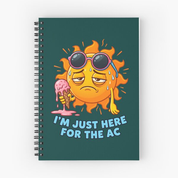 Item preview, Hot Sun Melting Ice Cream - Funny summer heat wave humor. designed and sold by MyHappyArtShop.