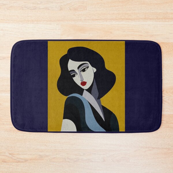 Item preview, Woman In Blue designed and sold by ellealsopaints.