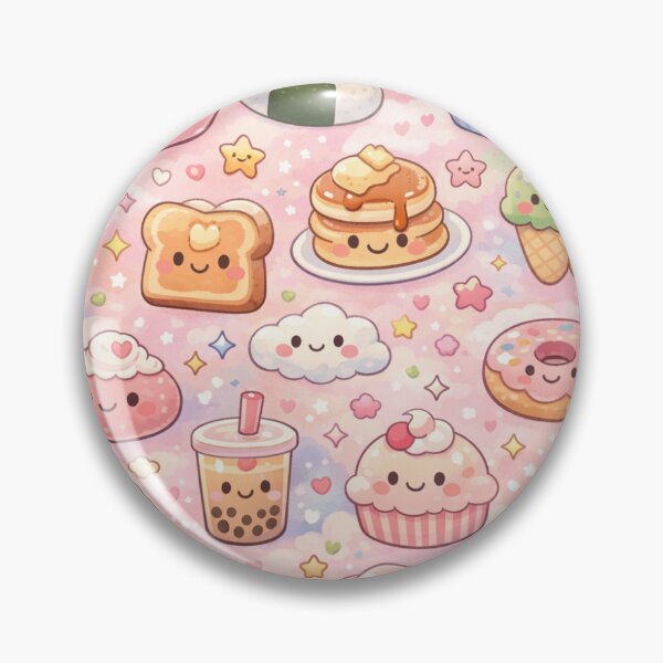 Item preview, Pastel pattern foodie heaven designed and sold by Snackiverse.