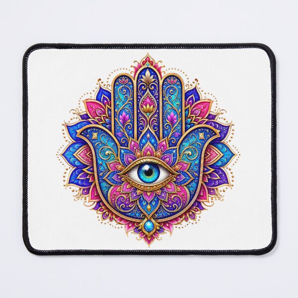 Item preview, Ornate Hamsa Eye designed and sold by syotos-ai.