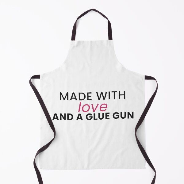Item preview, Made With Love And A Glue Gun Funny Crafter Tee designed and sold by 7Four1 Designs.