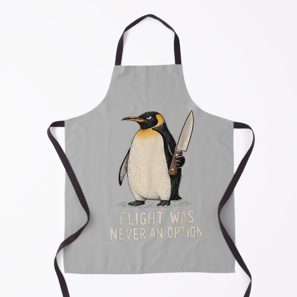 Item preview, Flight was Never an Option Funny Penguin Knife Dark Humor designed and sold by mjohnson9.