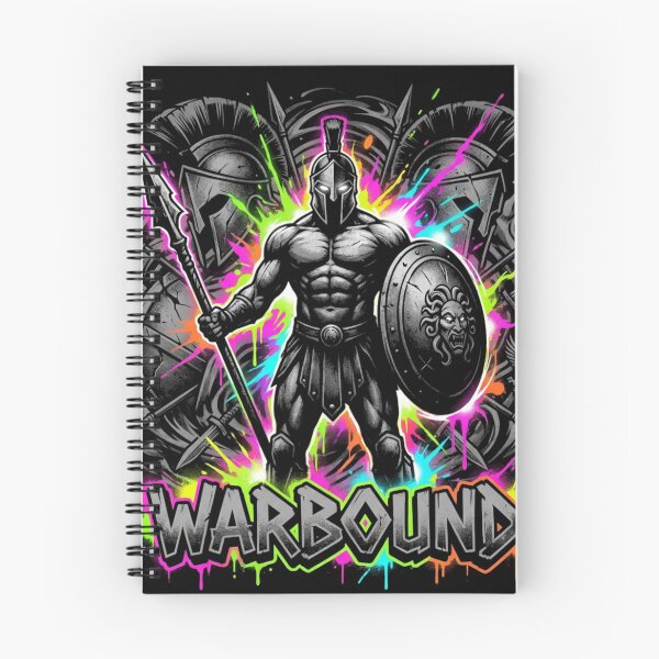 Item preview, Ares Warbound Street Art T-Shirt | Greek God of War Graffiti Design | Neon Mythology Streetwear designed and sold by PLUSHIWORLDtm.