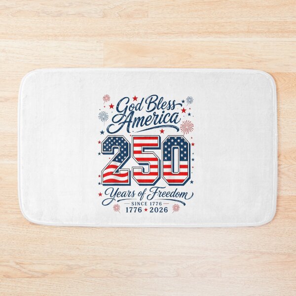 Item preview, God Bless America 250 Years 1776 2026 Christian 4th of July designed and sold by CriseldaBruning.