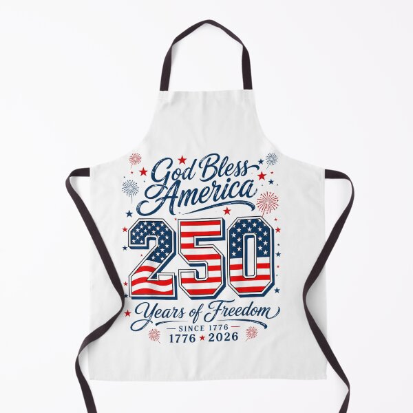Item preview, God Bless America 250 Years 1776 2026 Christian 4th of July designed and sold by CriseldaBruning.