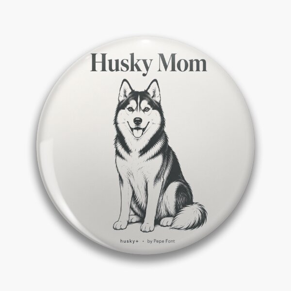 Item preview, Husky Mom — dog mom+ by Pepe Font designed and sold by dogmomplus.