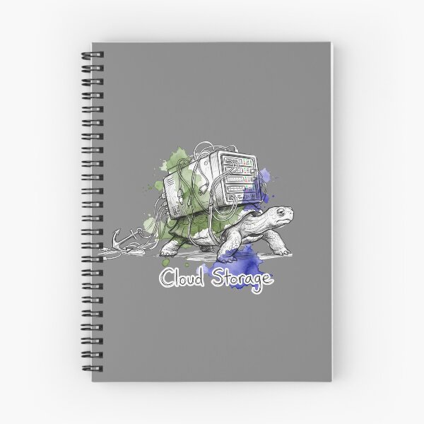 Item preview, Cloud Storage - Funny Tortoise Server Tech Satire designed and sold by SoulPT.