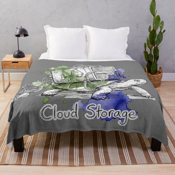 Item preview, Cloud Storage - Funny Tortoise Server Tech Satire designed and sold by SoulPT.