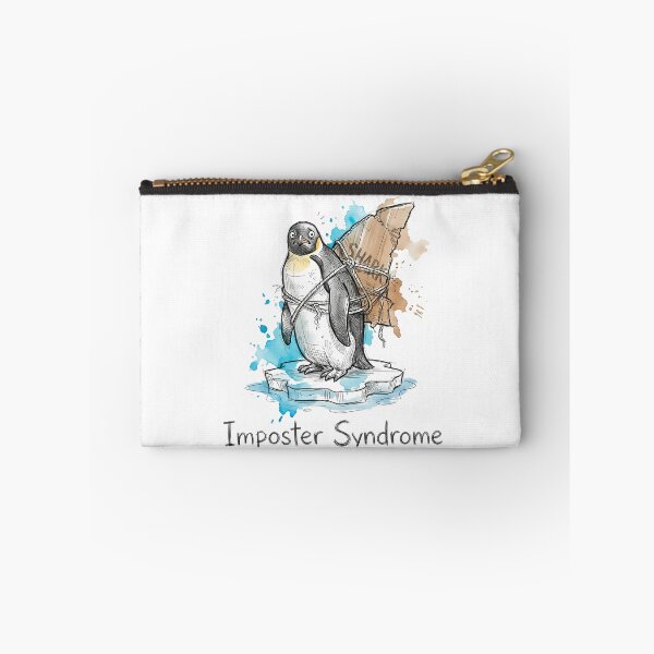 Item preview, Imposter Syndrome - Funny Penguin Shark Fin Satire designed and sold by SoulPT.