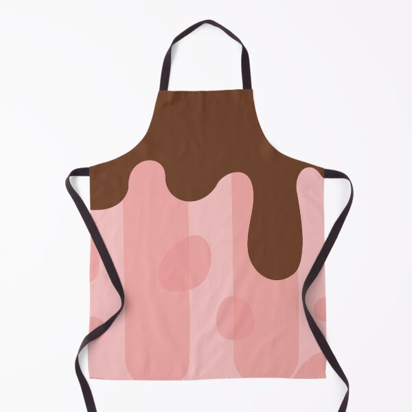 Item preview, Melting Chocolate and Strawberry Cream Dripping Aesthetic Pattern designed and sold by Nikola Dio.
